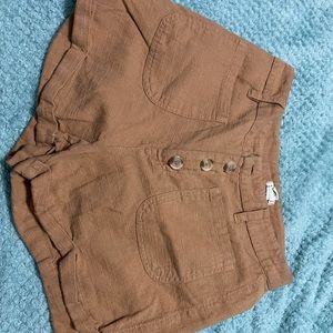 Billabong linen shorts high waist